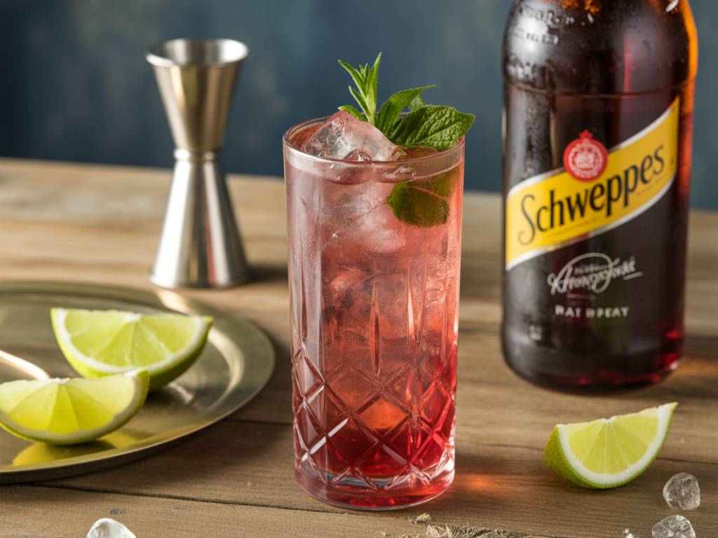 Cocktail porto rouge schweppes : comment préparer un cocktail porto rouge schweppes simple et élégant
