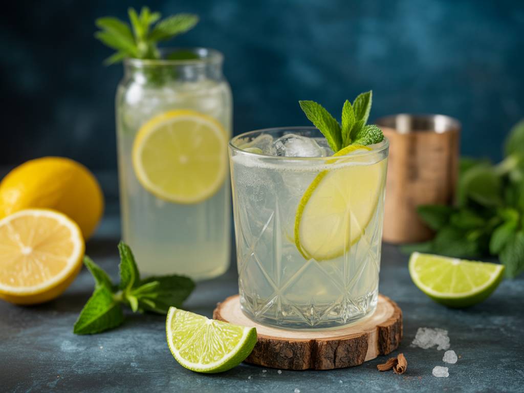 Cocktail menthe citron : recettes de cocktail menthe citron rafraîchissants avec et sans alcool