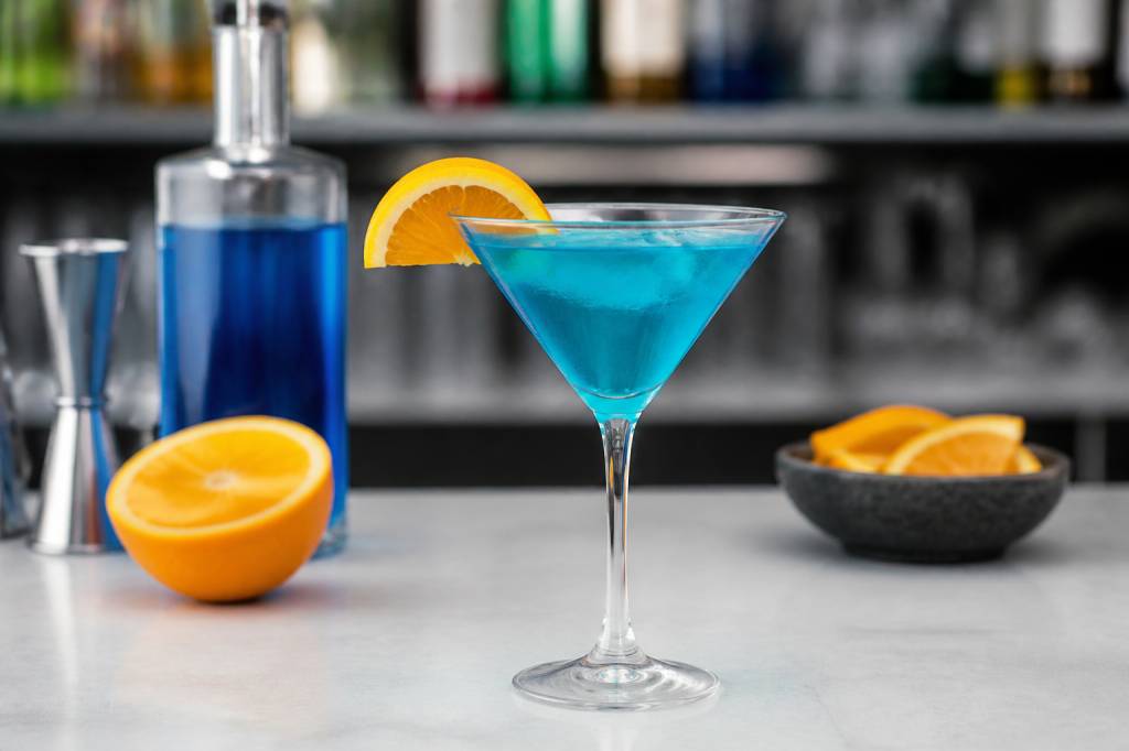 Curacao bleu : tout savoir sur la liqueur indispensable des cocktails colorés