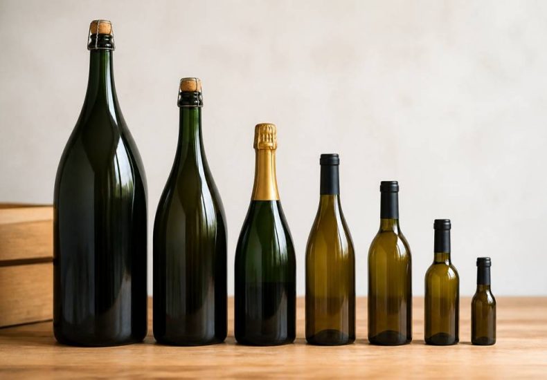 Nom des tailles de bouteilles : le guide complet des formats de vin et de champagne