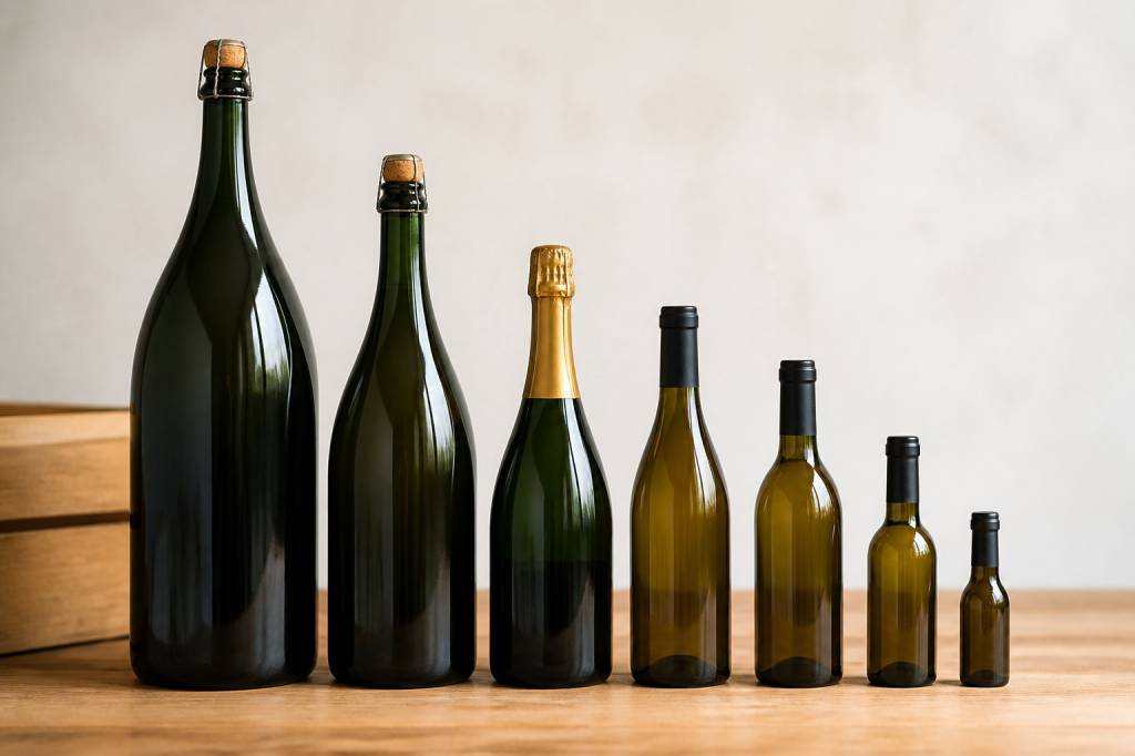 Nom des tailles de bouteilles : le guide complet des formats de vin et de champagne